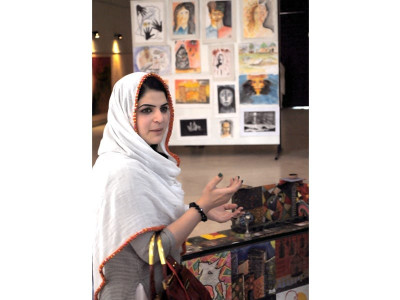 peshawar exhibits intolerance through art