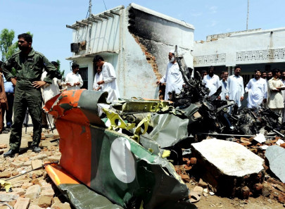 4 killed 10 injured in paf training aircraft collision