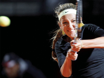 rome masters azarenka out with shoulder injury