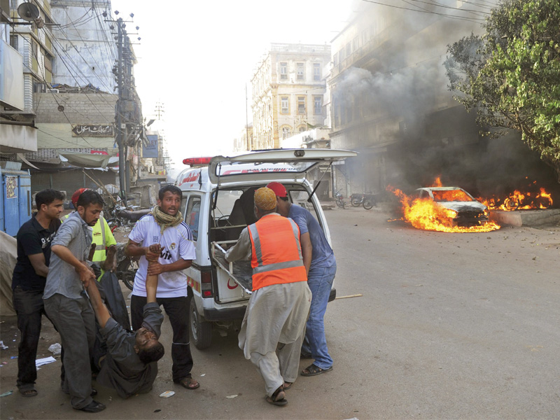 up in flames passers by get caught in violence surrounding rally