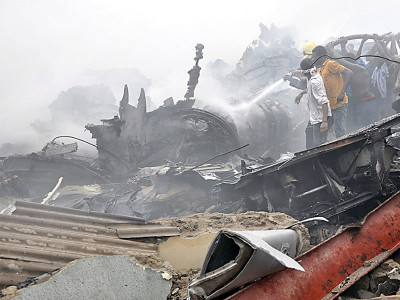 aviation tragedy 153 feared dead in lagos plane crash
