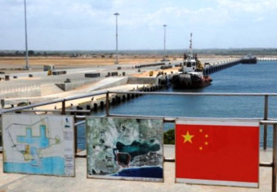 sri lanka s chinese built port opens for business