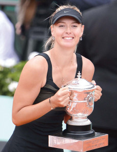 french open sharapova crowned queen of clay