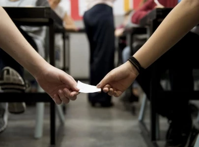 seven caught cheating in exams