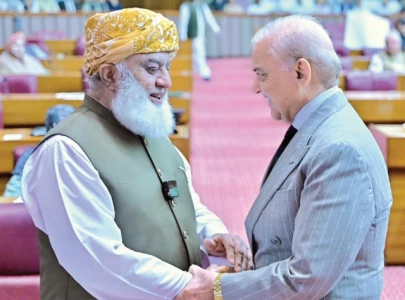 shehbaz fazl trade light banter in na