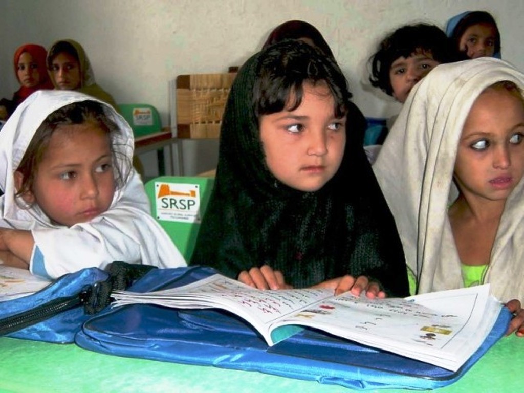 afghan arsonists seek to enforce truancy from school