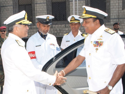 strategic relations sri lanka navy chief meets sandila