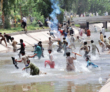 public patience snaps rioters run amok in punjab k p