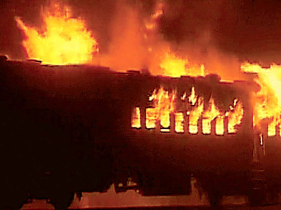 power protesters set train alight power protesters set train alight