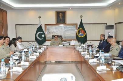 military huddles in rawalpindi to discuss emerging security situation