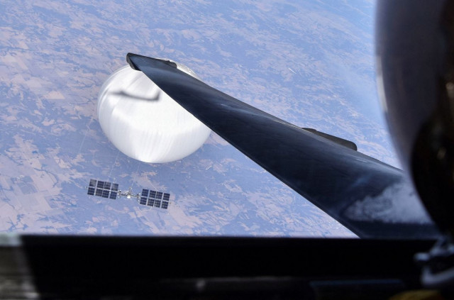 chinese spy balloon gathered intelligence on us military sites photo reuters chinese spy balloon gathered intelligence on us military sites photo reuters