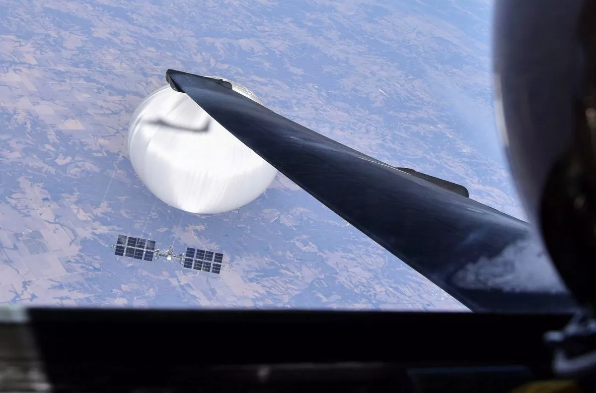 chinese spy balloon gathered intelligence on us military sites photo reuters chinese spy balloon gathered intelligence on us military sites photo reuters