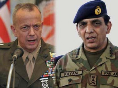 kayani raises concern over border incursions with allen