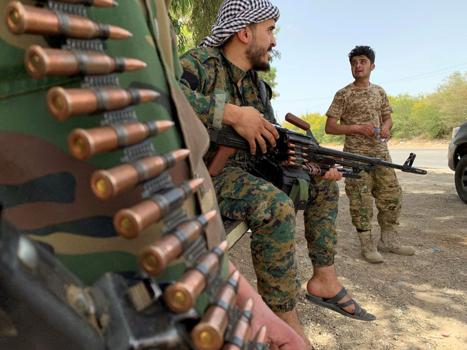 fighters loyal to libya s internationally recognised government are seen after regaining control over the city in tripoli libya photo reuters