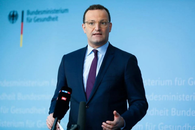 health minister jens spahn cdu addresses the media during a statement on the coronavirus disease covid 19 situation in berlin germany september 22 2021 photo reuters health minister jens spahn cdu addresses the media during a statement on the coronavirus disease covid 19 situation in berlin germany september 22 2021 photo reuters