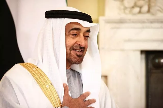 abu dhabi s crown prince sheikh mohammed bin zayed al nahyan speaks as he meets britain s prime minister boris johnson in downing street london britain september 16 2021 reuters abu dhabi s crown prince sheikh mohammed bin zayed al nahyan speaks as he meets britain s prime minister boris johnson in downing street london britain september 16 2021 reuters