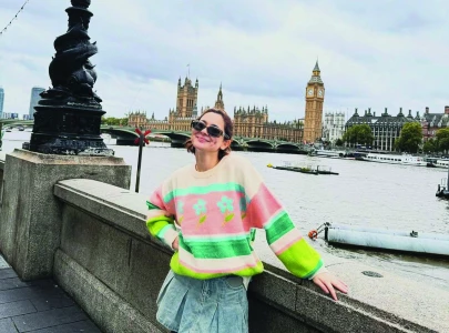 hania flaunts her collection of wacky knits in london hania flaunts her collection of wacky knits in london