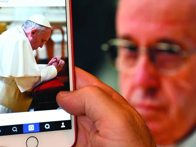 late pope s instagram account has nearly 10 million followers photo afp late pope s instagram account has nearly 10 million followers photo afp