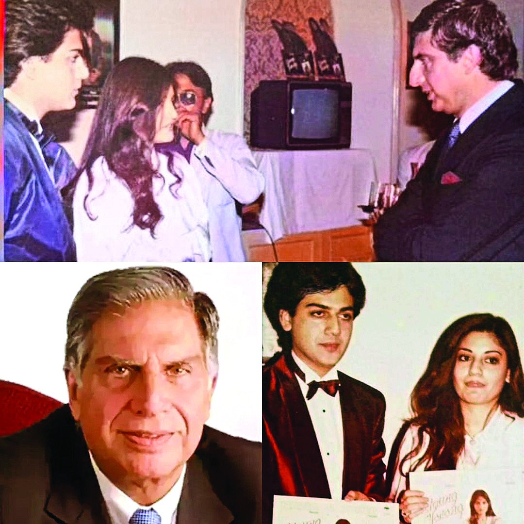 zoheb shared pictures of himself and late nazia with tata photo instagram