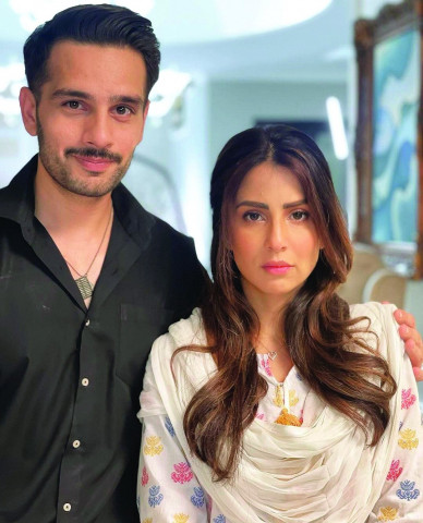 usama currently stars alongside ushna in ghair photo instagram usama currently stars alongside ushna in ghair photo instagram