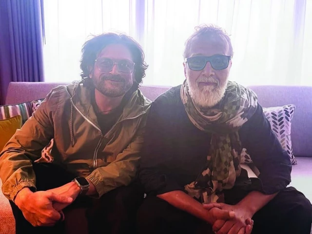 faisal kapadia meets lucky ali in dubai faisal kapadia meets lucky ali in dubai