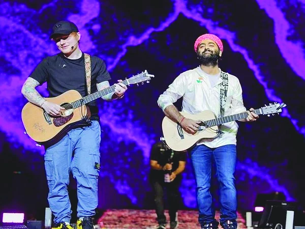 sheeran joined singh s o2 arena gig in september photo file sheeran joined singh s o2 arena gig in september photo file
