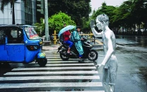 indonesia s silver men surviving on the streets indonesia s silver men surviving on the streets