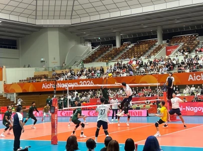 pakistan down kazakhstan in volleyball opener