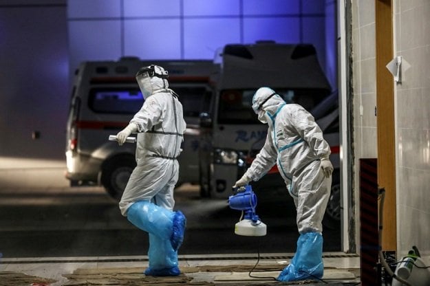 Cases in China have gradually fallen as tens of millions of people remain under strict quarantine to contain the virus. PHOTO: AFP