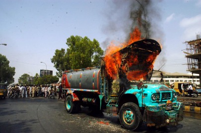 set on fire speeding tanker mows down brother sister