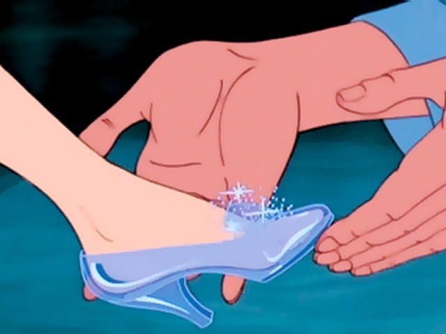 Instead of glass, Louboutin designed the shoe using lace. PHOTO: WALT DISNEY STUDIOS