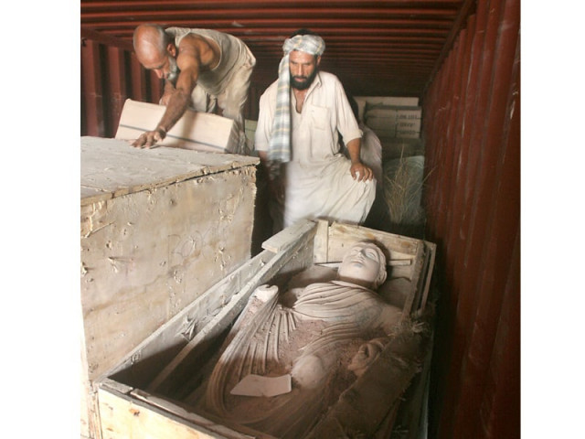 after successful rescue 3rd c buddhist figures destroyed at police station after successful rescue 3rd c buddhist figures destroyed at police station