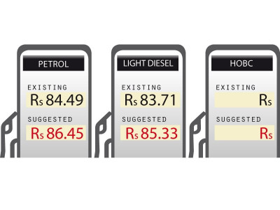 party s over next revision of oil prices due rates may rise again