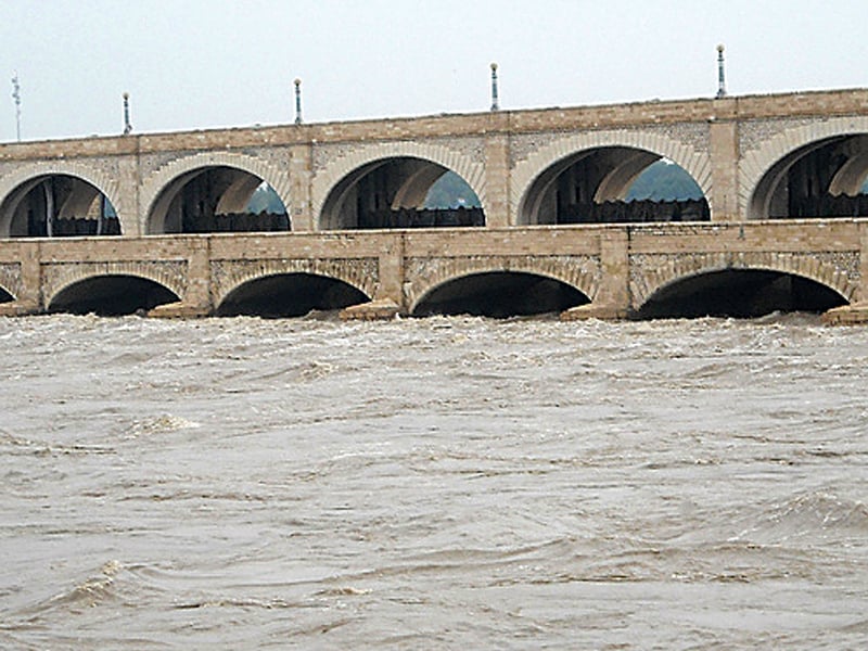 after 8 months water released downstream kotri