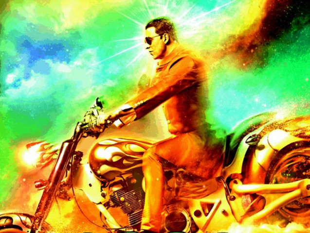 akshay rides rs1m bike in oh my god akshay rides rs1m bike in oh my god