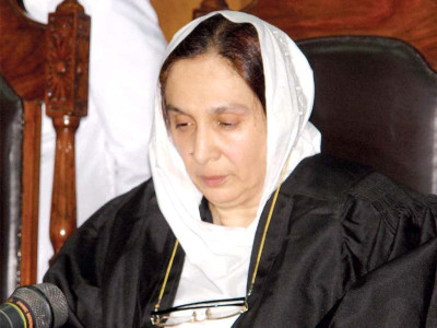 after 18 years a woman judge takes oath