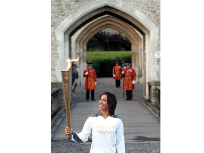 olympics flame starts london tour