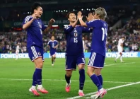 japan thrashed tunisia to move joint top of group f photo afp file