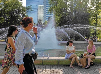 germany denmark gripped by record heat