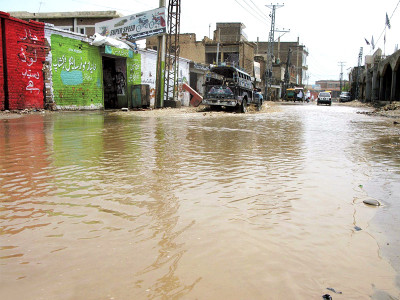 downpour in bannu seven of a family injured as roof of their house caved in