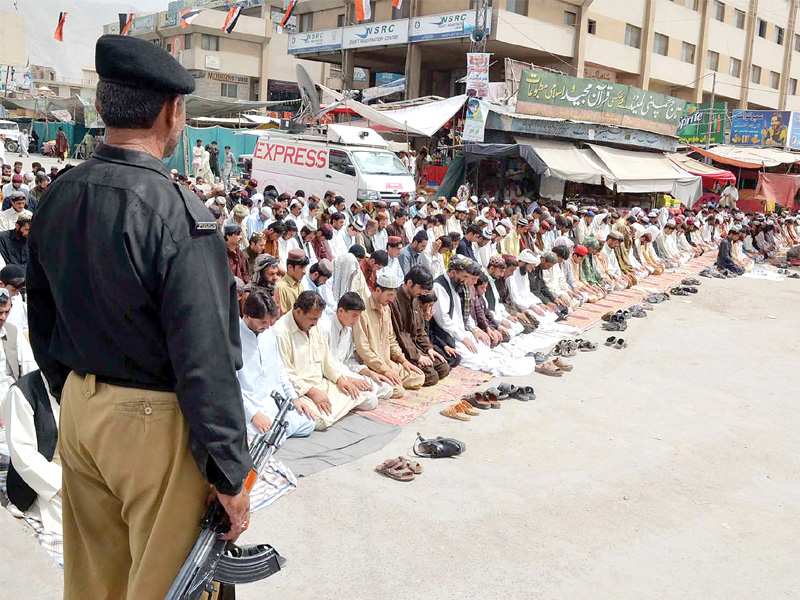 sectarian strife security beefed up for juma prayers