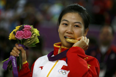 air rifle china s yi gets games first gold