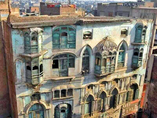 the historic kapoor residence in a shambles in peshawar photo express the historic kapoor residence in a shambles in peshawar photo express