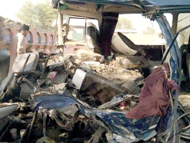the accident was so severe that the rescue 1122 team had to cut a part of the coaster to pull out some of the bodies and injured victims photo nni the accident was so severe that the rescue 1122 team had to cut a part of the coaster to pull out some of the bodies and injured victims photo nni