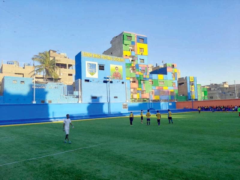 the grounds earlier available to the female footballers of lyari girls club are now shutting their doors on them photo ex press