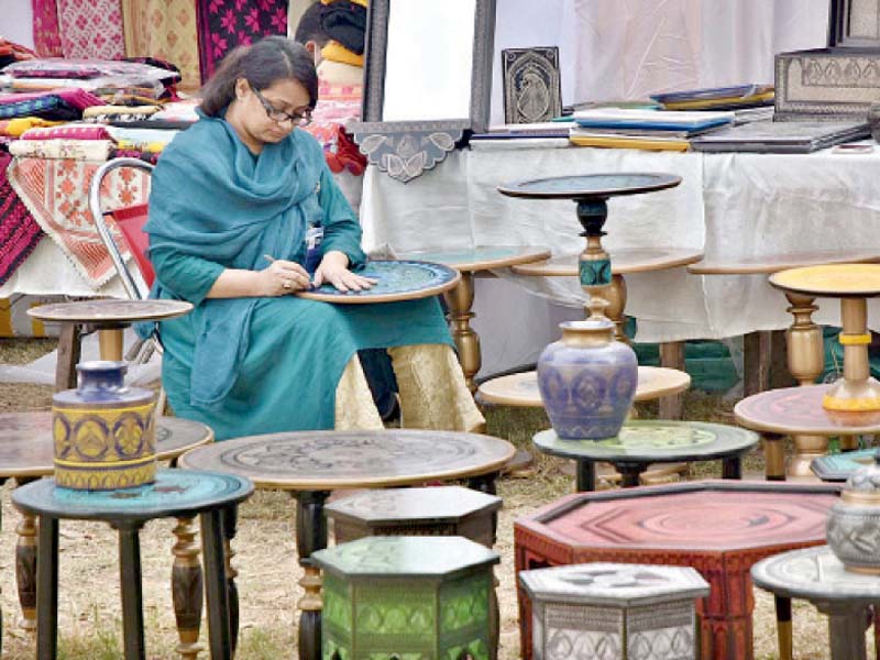 balochistan pavilion draws art enthusiasts