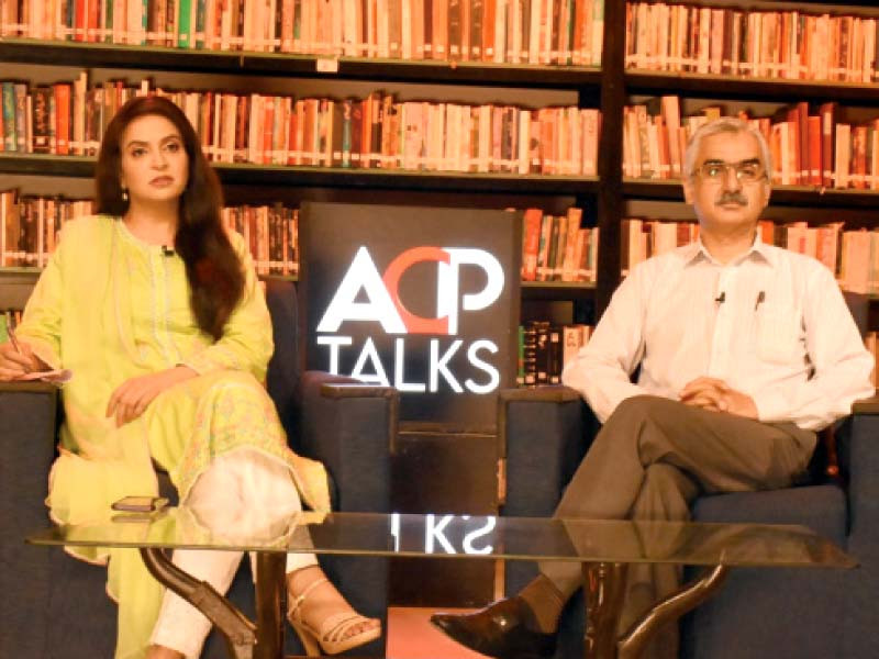 arts council of pakistan literary committee chairperson ambreen haseeb amber and poet and author mubeen mirza conduct online session to pay tribute to indian urdu dramatist and critic shamim hanafi photo express