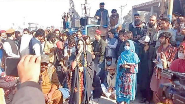 baloch march in k p en route to capital baloch march in k p en route to capital
