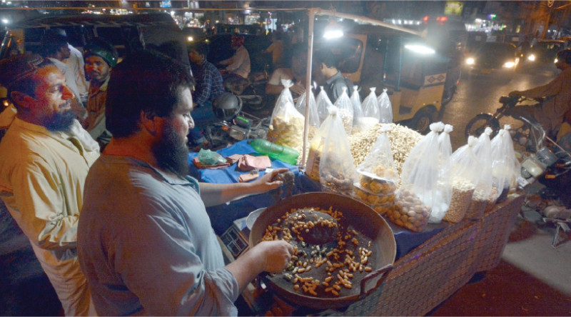 peanuts remain a favourite snack during the long winter nights photo jalal qureshi express
