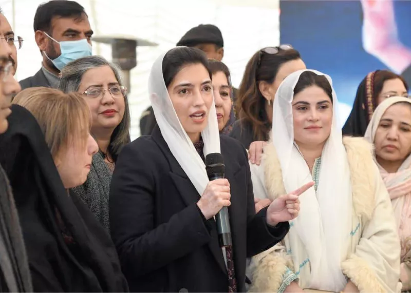 aseefa bhutto zardari addresses the party workers after opening the election office in na 127 photo express aseefa bhutto zardari addresses the party workers after opening the election office in na 127 photo express